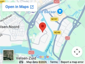 Kaart van Javadeur aan de Leeghwaterweg 35